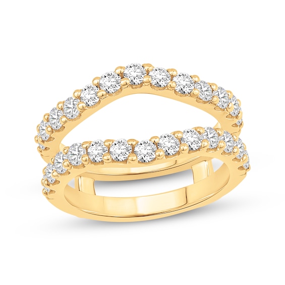 Now + Forever Lab-Grown Diamonds Contour Enhancer Ring 1-1/2 ct tw 14K Yellow Gold