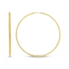 Thumbnail Image 1 of Flex Endless Hoop Earrings Hollow 10K Yellow Gold 34mm