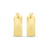 Thumbnail Image 2 of Wide Hoop Earrings Hollow 10K Yellow Gold 15mm