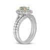 Thumbnail Image 2 of Neil Lane Oval-Cut Green Quartz Bridal Set 7/8 ct tw Diamond 14K White Gold