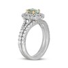 Neil Lane Oval-Cut Green Quartz Bridal Set 7/8 ct tw Diamond 14K White Gold