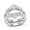 Thumbnail Image 0 of Marquise & Round-Cut Diamond Enhancer Ring 1-1/2 ct tw 14K White Gold