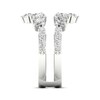 Thumbnail Image 2 of Marquise & Round-Cut Diamond Enhancer Ring 1-1/2 ct tw 14K White Gold