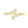 Thumbnail Image 1 of Diamond Bezel Bypass Ring 1/5 ct tw 10K Yellow Gold