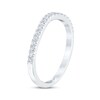 Thumbnail Image 2 of THE LEO First Light Diamond Chevron Wedding Band 1/4 ct tw 14K White Gold