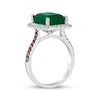 Thumbnail Image 2 of Le Vian Emerald-Cut Emerald Ring 5/8 ct tw Diamonds 14K Vanilla Gold