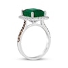 Thumbnail Image 3 of Le Vian Emerald-Cut Emerald Ring 5/8 ct tw Diamonds 14K Vanilla Gold