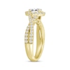 Thumbnail Image 1 of Linked Always Oval-Cut Diamond Halo Engagement Ring 1-1/4 ct tw 14K Yellow Gold