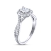Thumbnail Image 2 of THE LEO Legacy Lab-Grown Diamond Emerald-Cut Engagement Ring 7/8 ct tw 14K White Gold