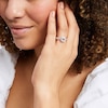 Thumbnail Image 4 of THE LEO Legacy Lab-Grown Diamond Emerald-Cut Engagement Ring 7/8 ct tw 14K White Gold