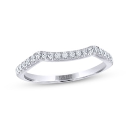 THE LEO Legacy Lab-Grown Diamond Round-Cut Wedding Band 1/5 ct tw 14K White Gold