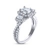 Thumbnail Image 2 of THE LEO Legacy Lab-Grown Diamond Emerald-Cut Three-Stone Engagement Ring 1-7/8 ct tw 14K White Gold