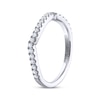 Thumbnail Image 2 of THE LEO Legacy Lab-Grown Diamond Contoured Wedding Band 1/4 ct tw 14K White Gold