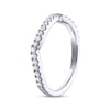 THE LEO Legacy Lab-Created Diamond Contoured Wedding Band 1/4 ct tw 14K White Gold