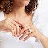 Thumbnail Image 4 of Now + Forever Marquise-Cut Diamond Double-Halo Twist Engagement Ring 1 ct tw 14K White Gold