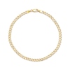 Thumbnail Image 1 of Curb Chain Necklace 2.3mm Hollow 10K Yellow Gold 22&quot;