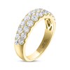 THE LEO Ideal Cut Round-Cut Diamond Anniversary Band 1-1/2 ct tw 14K Yellow Gold