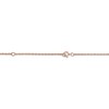 Thumbnail Image 2 of Couple's Diamond Accent Heart Lock Necklace 14K Rose Gold 18"
