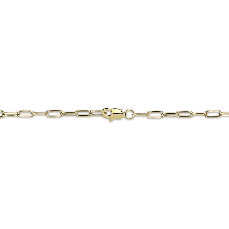 Main Image 2 of Couple's Engravable Diamond Accent Heart Bracelet 14K Yellow Gold 7.5&quot;