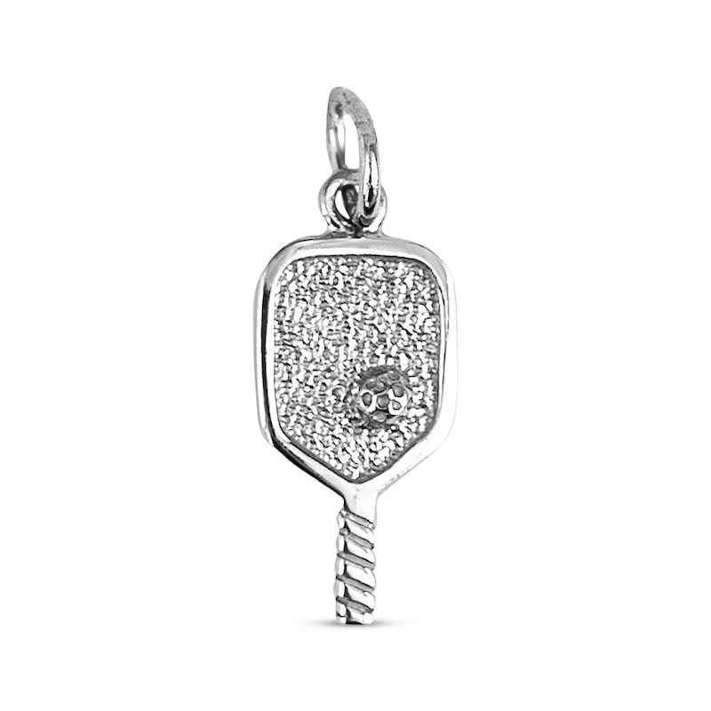 Main Image 1 of Pickleball Paddle & Ball Charm Sterling Silver