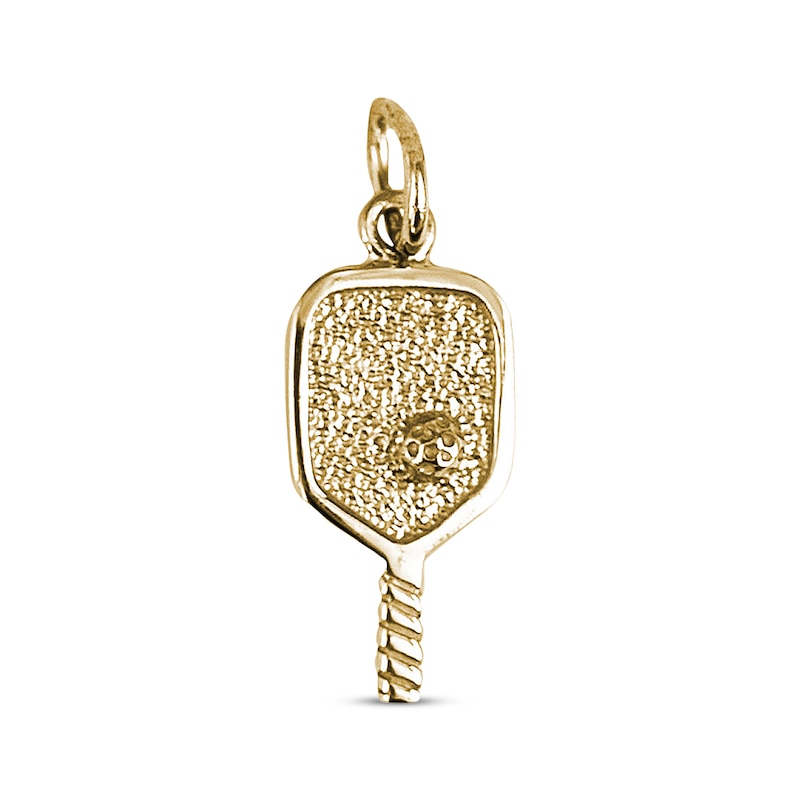 Main Image 1 of Pickleball Paddle & Ball Charm 14K Yellow Gold