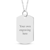 Thumbnail Image 2 of Diamond Accent Map Dog Tag Necklace Sterling Silver 18&quot;