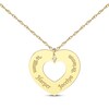 Thumbnail Image 1 of Diamond Accent Names Heart Cutout Necklace 14K Yellow Gold 18&quot;