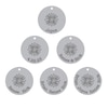 Thumbnail Image 4 of Family Birth Flower & Name Disc Necklace 14K Rose Gold 18&quot;