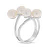 Thumbnail Image 1 of Cultured Pearl Cluster Ring Sterling Silver