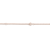 Thumbnail Image 2 of Girl Silhouette Name Disc Necklace 14K Rose Gold 18"