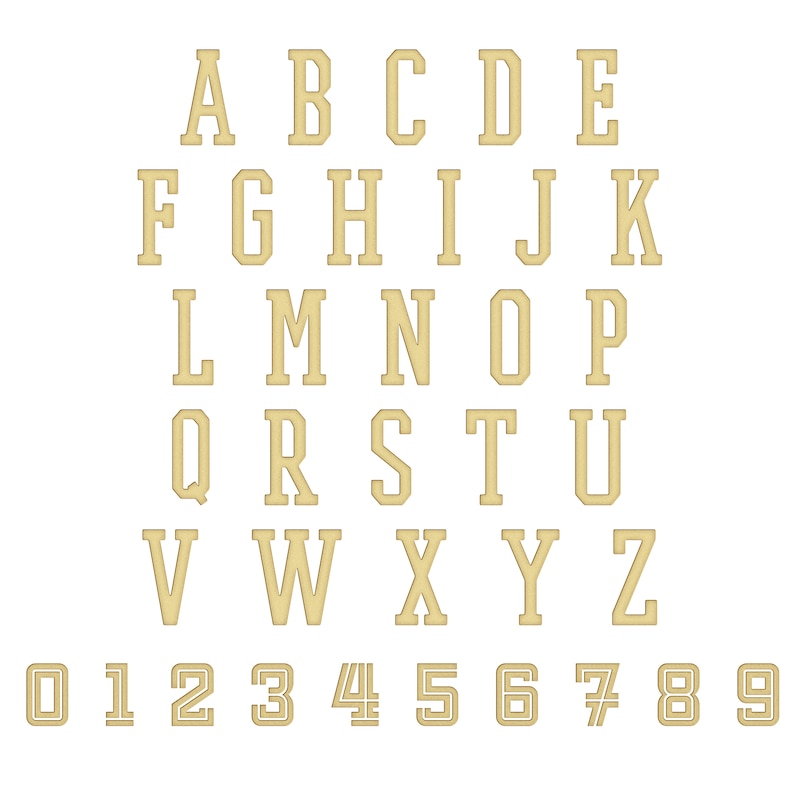 Main Image 3 of Men's Number & Name Tag Necklace 10K Yellow Gold 22&quot;