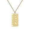 Thumbnail Image 1 of Men's Year Name Necklace 10K Yellow Gold 22"
