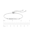 Thumbnail Image 3 of Your Own Handwriting Bar Bracelet Sterling Silver 9.5&quot;
