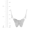Thumbnail Image 4 of Your Own Fingerprint Butterfly Necklace Sterling Silver 18&quot;