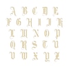 Thumbnail Image 3 of Men's Cutout Cross & Initial Shield Necklace 10K Yellow Gold 22&quot;