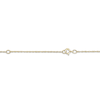 Thumbnail Image 3 of Family Name Loop Necklace with Diamond Accents 14K Yellow Gold 18&quot;