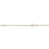 Thumbnail Image 6 of Scrollwork Name Necklace with Diamond Accents 14K Yellow Gold 18"