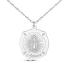 Thumbnail Image 1 of Virgin Mary Name Necklace 14K White Gold 18&quot;