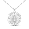 Thumbnail Image 3 of Virgin Mary Name Necklace 14K White Gold 18&quot;