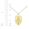 Thumbnail Image 4 of Cross of Caravaca Name Necklace 10K Yellow Gold 22&quot;
