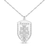 Thumbnail Image 1 of Cross of Caravaca Name Necklace Sterling Silver 22&quot;