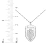 Thumbnail Image 4 of Cross of Caravaca Name Necklace Sterling Silver 22&quot;