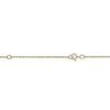 Thumbnail Image 3 of Flower-Topped Vertical Tag Name Necklace 14K Yellow Gold 18&quot;
