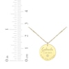Thumbnail Image 3 of Baby Stats Disc Diamond Accent Necklace 10K Yellow Gold 18"