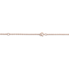 Thumbnail Image 2 of Baby Stats Disc Diamond Accent Necklace 14K Rose Gold 18&quot;