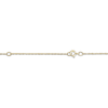Thumbnail Image 2 of Baby Stats Alphabet Blocks Disc Necklace 10K Yellow Gold 18&quot;