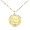 Thumbnail Image 3 of Engravable Diamond Accent Vine Necklace 14K Yellow Gold 18"