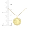 Thumbnail Image 6 of Engravable Diamond Accent Vine Necklace 14K Yellow Gold 18"