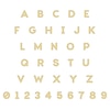 Thumbnail Image 3 of Engravable Heart-Shaped Initial Starburst Necklace 14K Yellow Gold 18&quot;