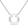 Thumbnail Image 2 of Engravable Loop Necklace Sterling Silver 22&quot;